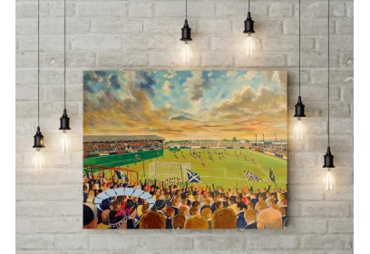 Falkirk FC Brockville Stadium Wall Art Canvas